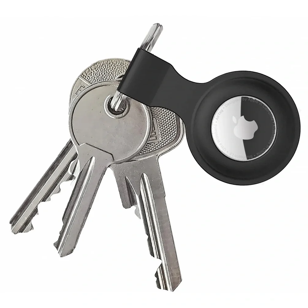 IJOY Airtag Holder - Black Keychain Style